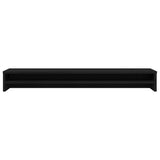 Monitor Stand Black Oak 100x24x13 cm Engineered Wood