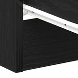Bedside Cabinets 2 pcs Black Oak 38x35x55 cm Engineered Wood - Extra Image