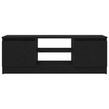 TV Cabinet Black Oak 102x30x36 cm Engineered Wood