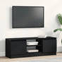 TV Cabinet Black Oak 102x30x36 cm Engineered Wood