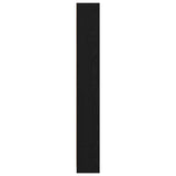 Bookcase Black Oak 40x24x176 cm Engineered Wood - Close-Up Angle