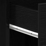 Desk Black oak 100 x 50 x 76 cm Engineered wood - Extra Image