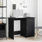 Desk Black Oak Engineered Wood 100 x 50 x 76 cm