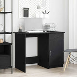 Desk Black oak 100 x 50 x 76 cm Engineered wood