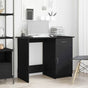 Desk Black Oak Engineered Wood 100 x 50 x 76 cm
