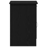 Desk Black oak 100 x 50 x 76 cm Engineered wood - Low Angle