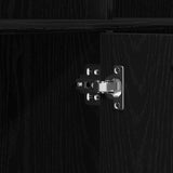 Book Cabinet Black Oak 98x29x97.5 cm Engineered Wood - Extra Image