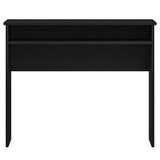 Desk Black Oak 90x50x74 cm Engineered Wood