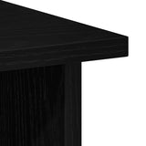 Desk Black Oak 90x50x74 cm Engineered Wood - Low Angle