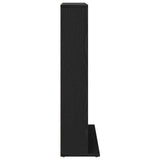 CD Cabinet Black Oak 100x23x89.5 cm Engineered Wood