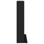 CD Cabinet Black Oak 100x23x89.5 cm Engineered Wood