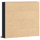 CD Cabinet Black Oak 100x23x89.5 cm Engineered Wood