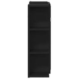 Mirror Cabinet Black Oak 80 x 20,5 x 64 cm Engineered Wood