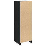 Bathroom Cabinet Black Oak 30 x 30 x 95 cm Engineered Wood - Low Angle