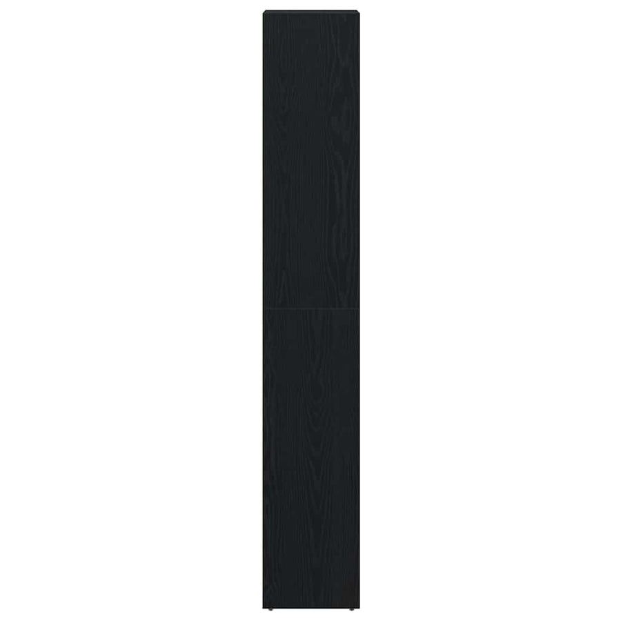 Bathroom Cabinet Black Oak 30 x 30 x 183,5 cm Engineered Wood