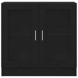 Book Cabinet Black Oak 82,5 x 30,5 x 80 cm Engineered Wood
