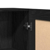 Sideboard Black Oak 120 x 30,5 x 70 cm Engineered Wood - Extra Image