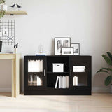 Sideboard Black 120 x 30.5 x 70 cm Engineered wood - Top-Down View
