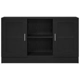 Sideboard Black 120 x 30.5 x 70 cm Engineered wood - Rear View