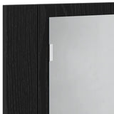 Bathroom Mirror Cabinet with Shelf Black oak 60 x 12 x 45 cm - Extra Image