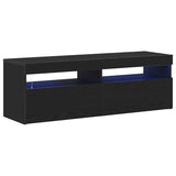 TV Cabinet Black 120 x 35 x 40 cm Engineered wood - Front View