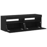 TV Cabinet Black 120 x 35 x 40 cm Engineered wood - Top-Down View