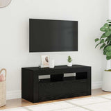 TV Cabinet Black Oak 90 x 35 x 40 cm Engineered Wood