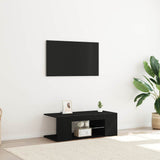 TV Cabinet Black Oak 90 x 39 x 30 cm Engineered Wood