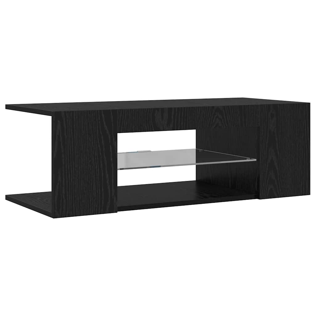 TV Cabinet Black Oak 90 x 39 x 30 cm Engineered Wood