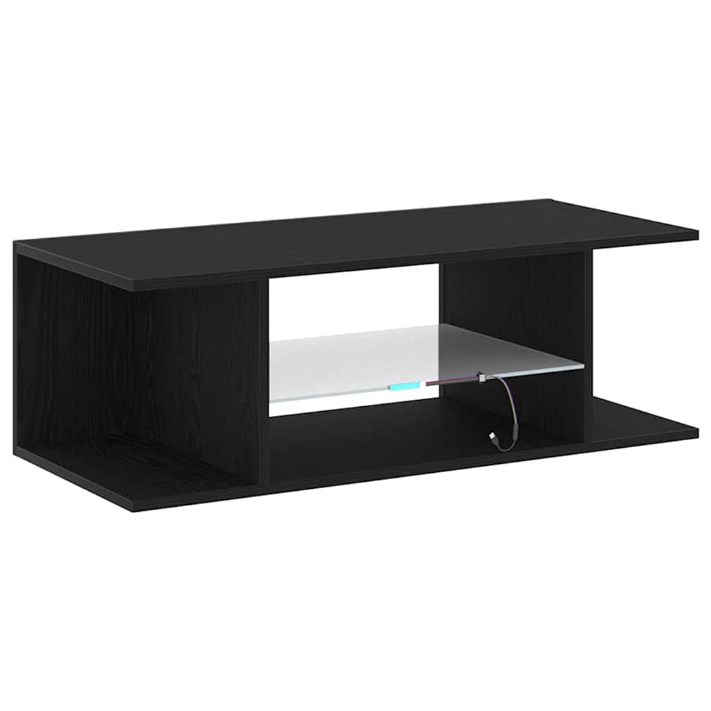 TV Cabinet Black Oak 90 x 39 x 30 cm Engineered Wood