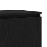 TV Cabinet 140 x 38,5 x 36 cm Black Oak Engineered Wood