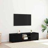 TV Cabinet 140 x 38,5 x 36 cm Black Oak Engineered Wood