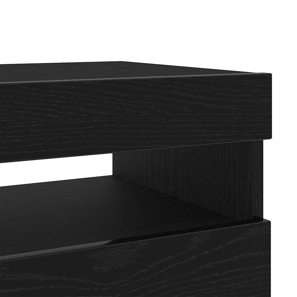 TV Cabinet 100 x 35 x 40 cm Black Oak Engineered Wood