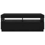TV Cabinet 100 x 35 x 40 cm Black Oak Engineered Wood