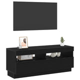 TV Cabinet 100 x 35 x 40 cm Black Oak Engineered Wood