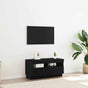 TV Cabinet 80 x 35 x 40 cm Black Oak Engineered Wood