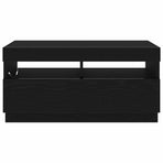 TV Cabinet 80 x 35 x 40 cm Black Oak Engineered Wood