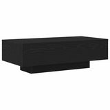 Coffee Table Black oak 100 x 49.5 x 31 cm Engineered wood - 45-Degree Angle