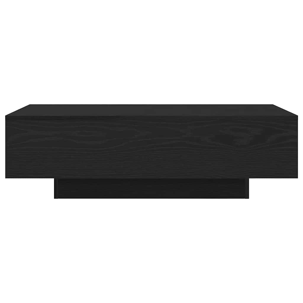 Coffee Table Black oak 100 x 49.5 x 31 cm Engineered wood