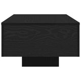 Coffee Table Black Oak 100 x 49,5 x 31 cm Engineered Wood