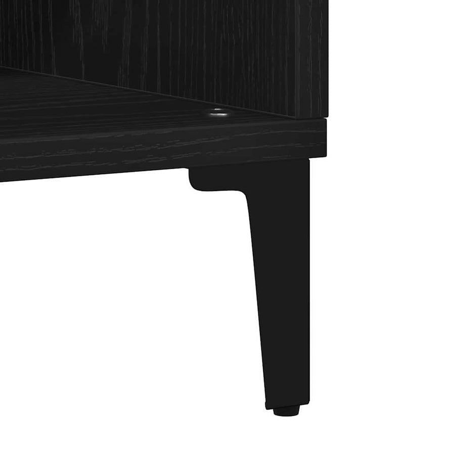 Sideboard Black Oak 103,5 x 35 x 70 cm Engineered Wood