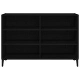 Sideboard Black Oak 103,5 x 35 x 70 cm Engineered Wood
