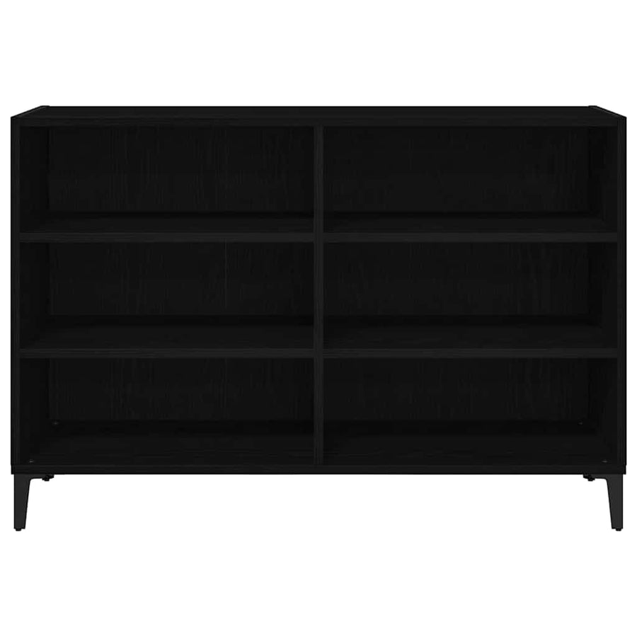 Sideboard Black Oak 103,5 x 35 x 70 cm Engineered Wood