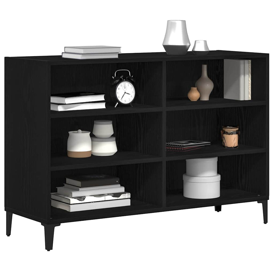 Sideboard Black Oak 103,5 x 35 x 70 cm Engineered Wood