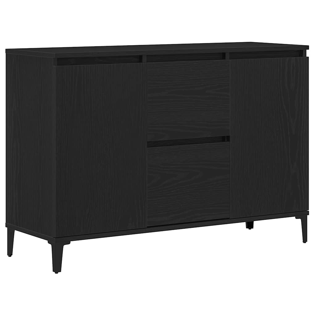 Sideboard with Drawer Black 104 x 35 x 70 cm Engineered wood