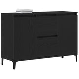 Sideboard with Drawer Black 104 x 35 x 70 cm Engineered wood - Side View