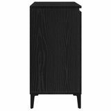Sideboard with Drawer Black 104 x 35 x 70 cm Engineered wood - Low Angle
