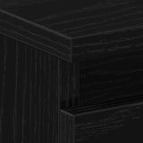 Bedside Cabinet Black oak 40 x 35 x 62.5 cm Engineered wood - Extra Image