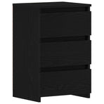 Bedside Cabinet 2 pcs Black Oak 40 x 35 x 62,5 cm