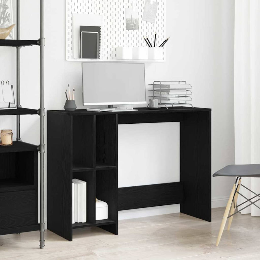 Desk Black Oak Engineered Wood 102,5 x 35 x 75 cm